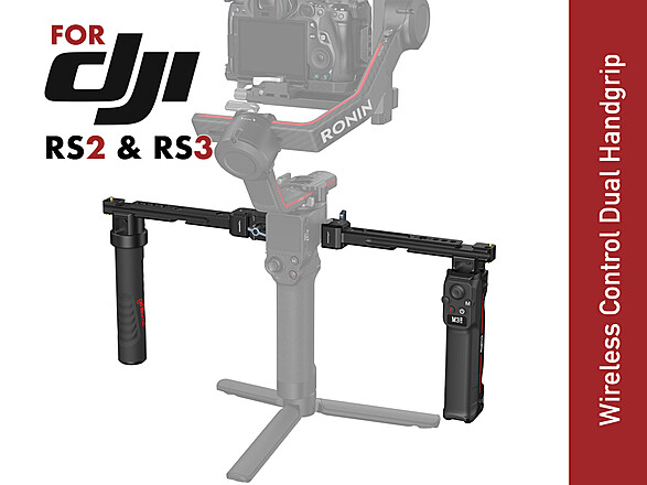 SmallRig RS 3 / RS 3 Pro/RS 2/RSC 2用デュアルハンドグリップ