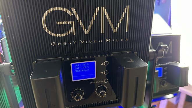 8 Lowest Priced GVM 800D-RGB LED Light Panel (3-Light Kit) For Rent