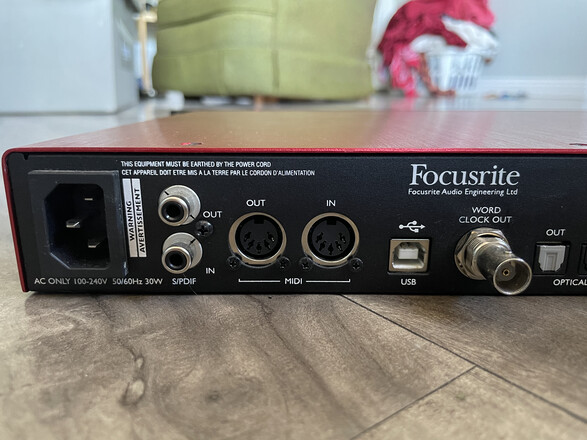 【2Uラック付】Focusrite Scarlett 18i20 G2 Focusrite Scarlett 18i20 (2nd Gen) at Gear4music