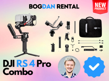DJI Ronin RS 4 Pro Gimbal Stabilizer Combo with Focus Motor and RavenEye