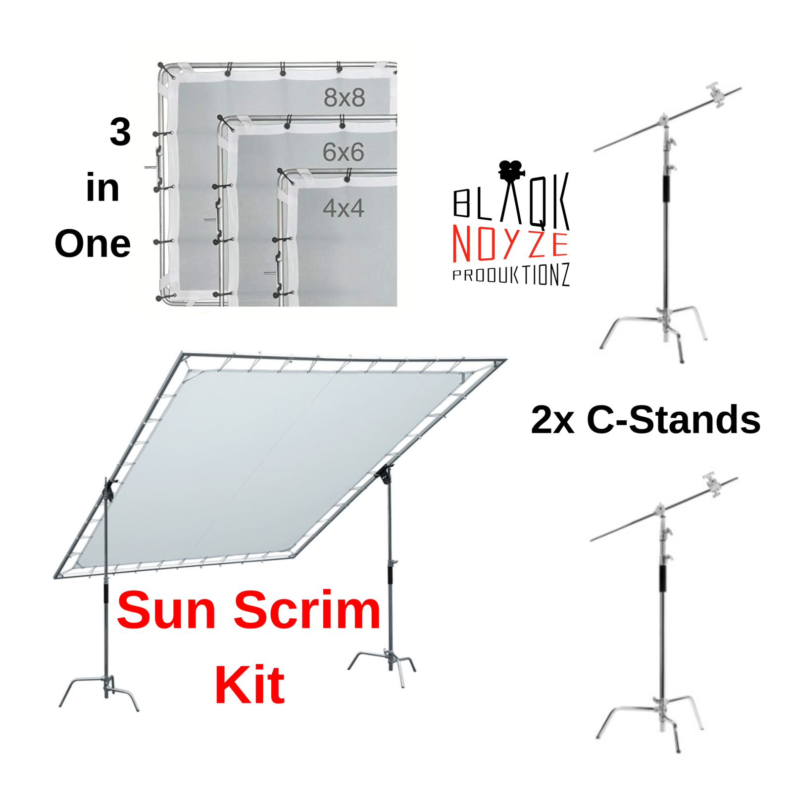 Sinar 8×10スクリーンバック ピントグラス枠 Cタイプ 広角蛇腹付き2個 Rent a 8x8 Sun Scrim Kit/ Overhead / Butterfly Frame w/ Rags, Best