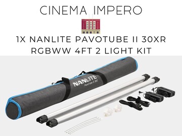 NANLITE PavoTube II 30X 2本セット LEDライト Amazon | NANLITE PavoTube II 30X 2本セット チューブ型撮影用