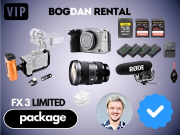 Sony FX3 Full-Frame Cinema Camera FX3  + Sigma Art 