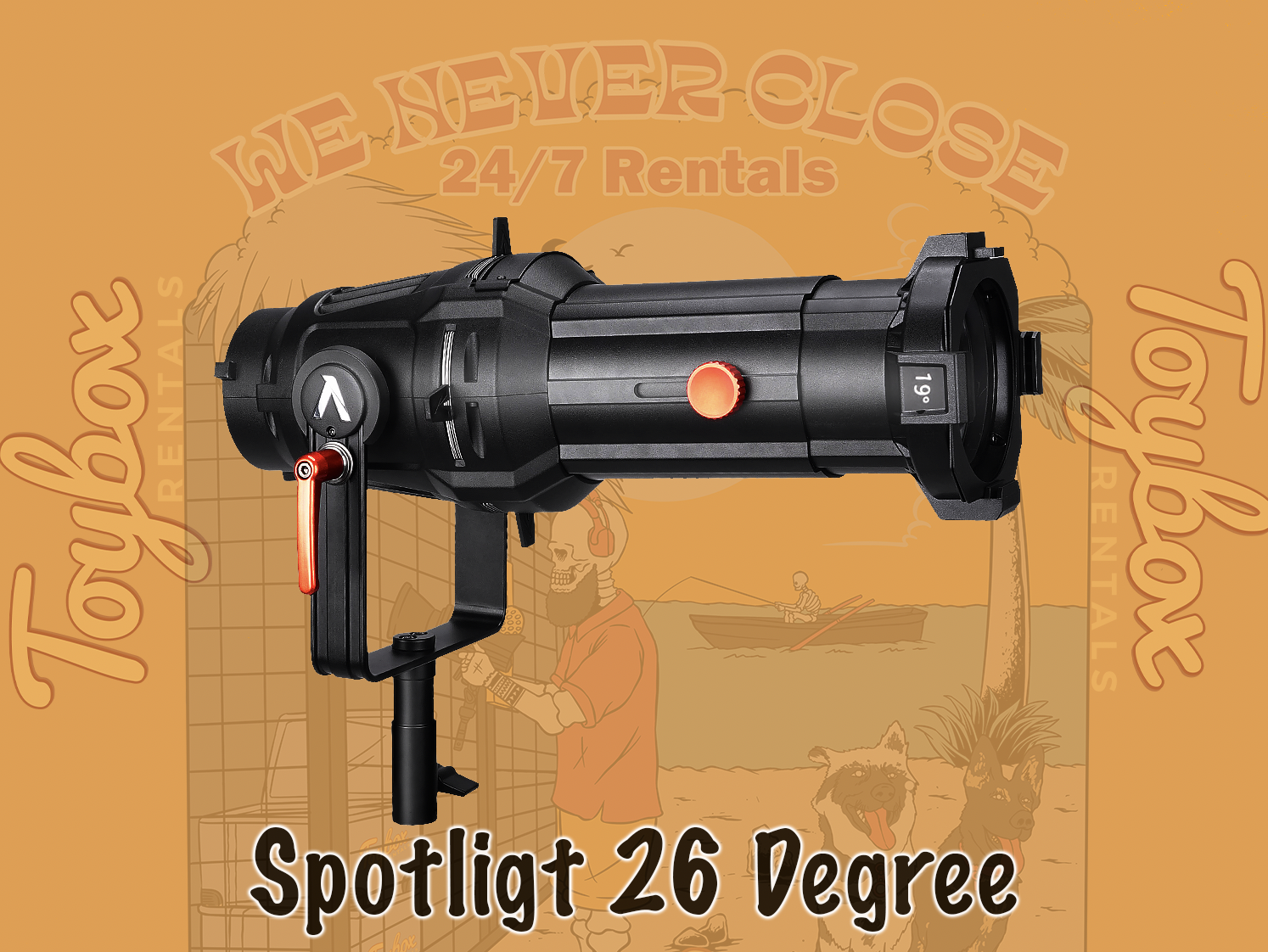 Rent a Aputure Spotlight 26° lens (LED LEKO / Source4), Best