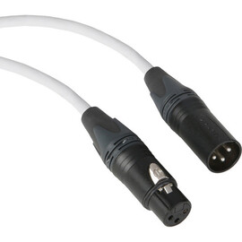 3 Pin White XLR (25')