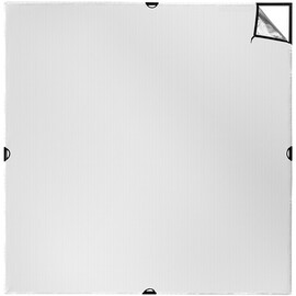 8 x 8' Scrim Jim Silver/White Bounce