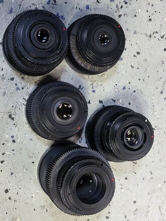 Rent a Vintage Yashica cine-mod lens set - EF mount, Best Prices