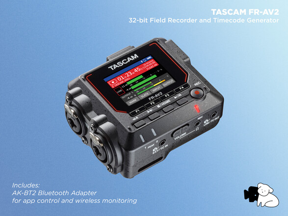 Rent a Tascam FR-AV2 - 32-Bit Field Recorder and Timecode