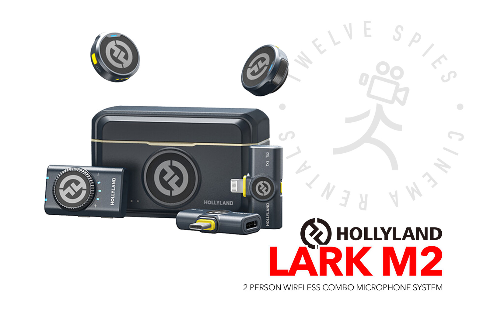 Rent a Hollyland LARK M2 DUO 2-Person Wireless Combo Microphone