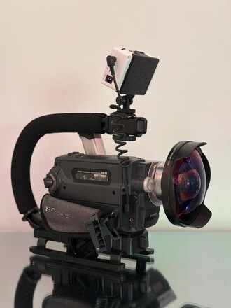 Rent a Vintage TAPELESS hi 8 Sony camcorder , Best Prices