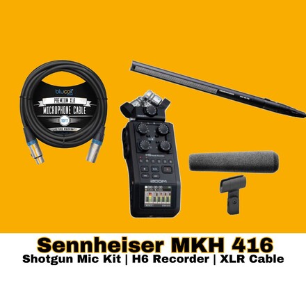 Rent a Sennheiser MKH 416 Short Shotgun Interference Tube