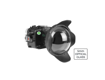 Rent: Sony FX3 40M/130FT Underwater Camera Housing w 6" Optical Glass Dome Port