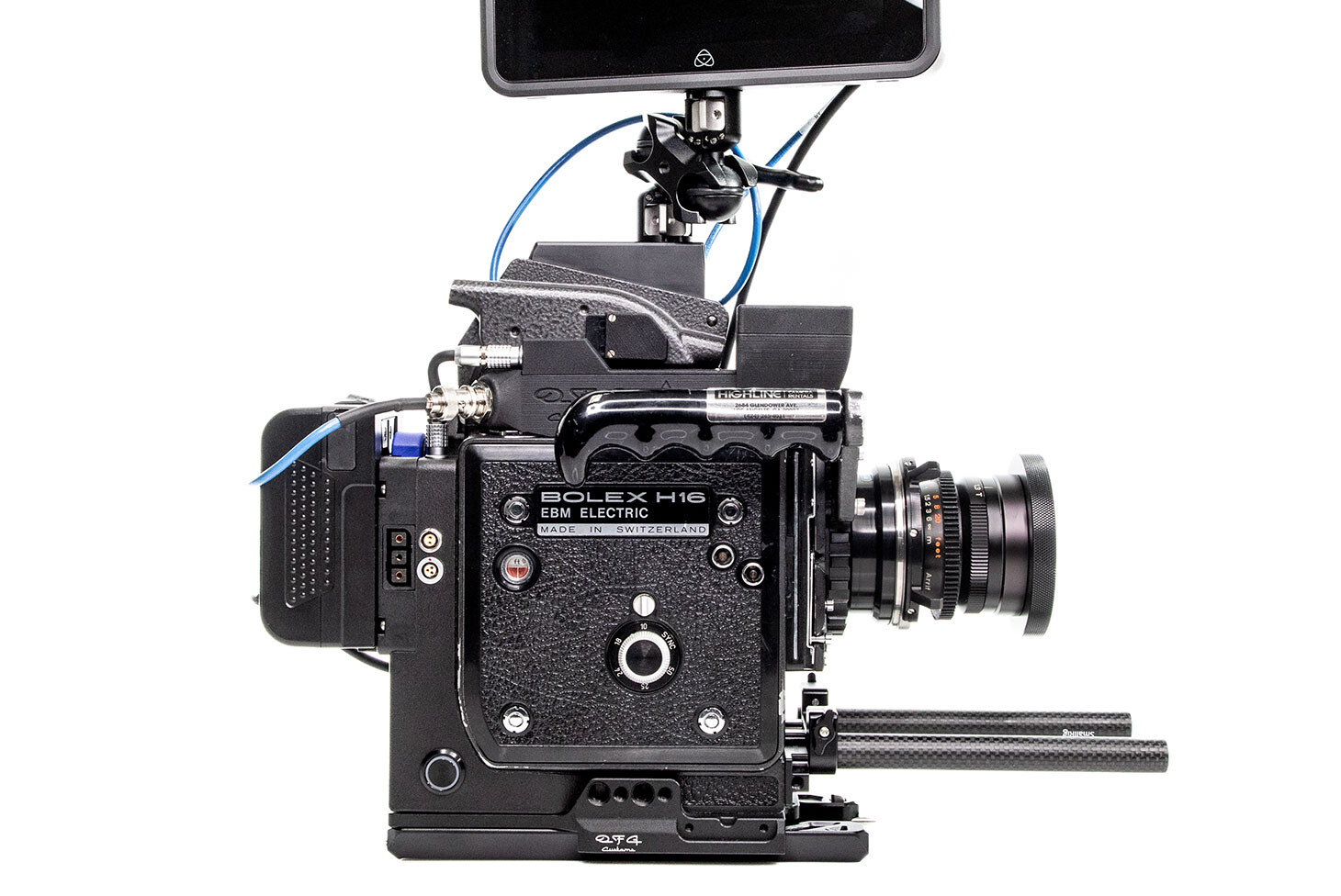 Rent a Bolex H16 EBM Camera with OFG Custom IVS Video Tap (Super
