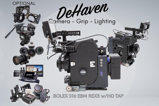 Rent a Bolex H16 EBM REX5 Super16 PL w/ HD-TAP | CAGE | GOLD MOUNT
