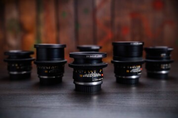 Leica R Summilux & Angenieux Zoom Full Frame Lens Package - EF Mount  & Cine-Mod