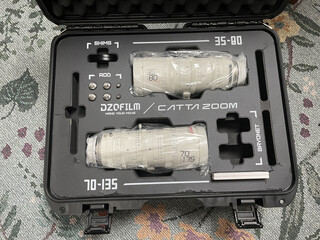 ダーツ Dz For Sale: DZOFilm Catta 35-80 & 70-135mm T2.9 E-Mount Cine