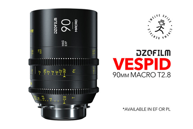 DZOFilm VESPID 90mm macro T2.8 Lens For Rent