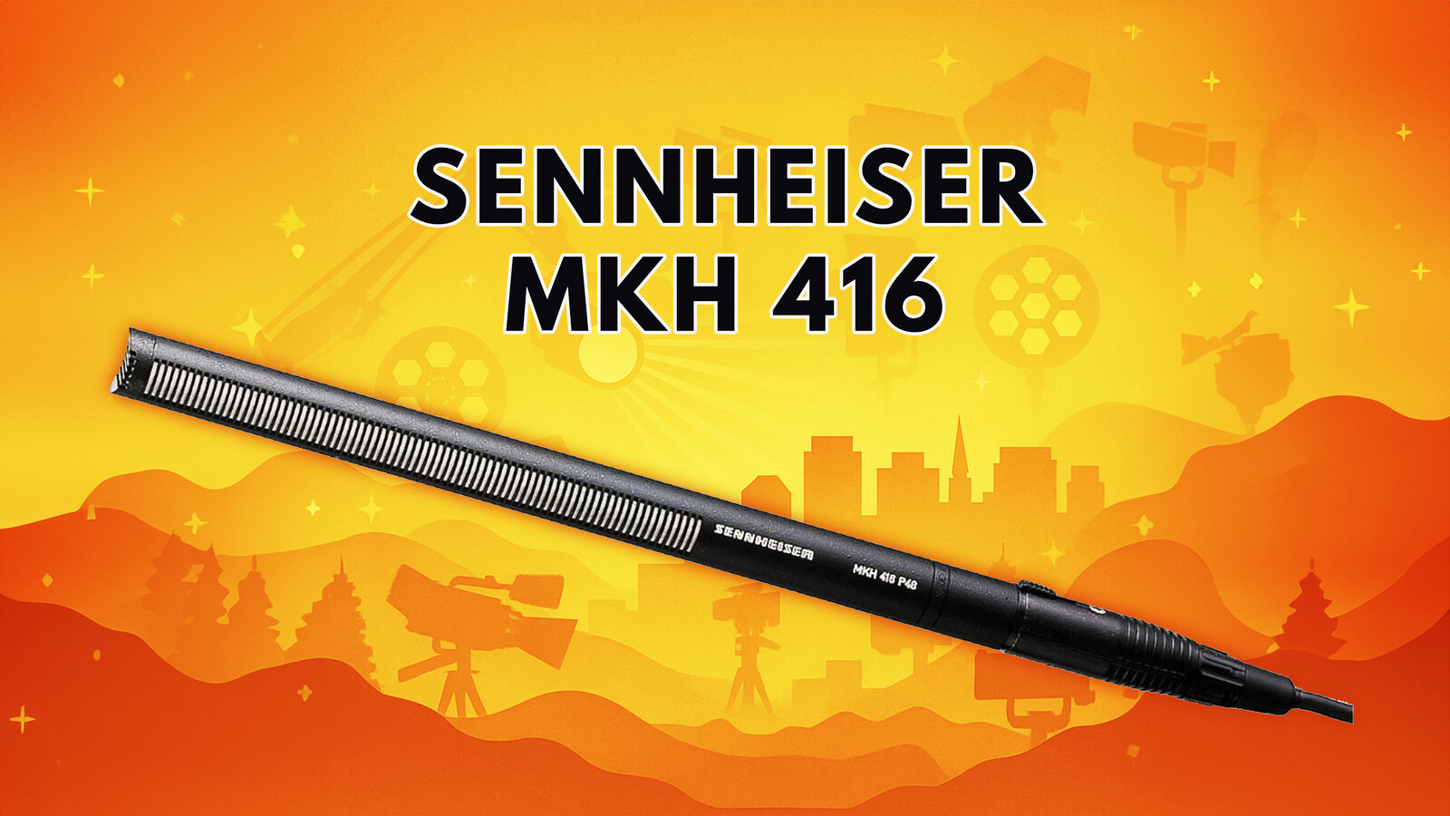 Rent a Sennheiser MKH 416 Short Shotgun Microphone w/ Blimp
