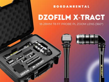DZOFilm X-Tract 18-28mm T8 FF Probe PL Zoom Lens (360°)