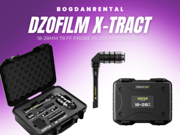 DZOFilm X-Tract 18-28mm T8 FF Probe PL Zoom Lens (360°)