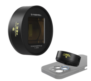 Rent: Freewell 1.33x Anamorphic Lens for Smartphone with 17mm Mount Gold ACC0157