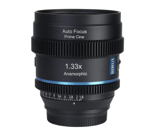 新品　SIRUI 20mm T1.8 1.33X Eマウント Rent a Sirui 20mm T1.8 1.33x S35 AF (MFT mount, Blue Flares
