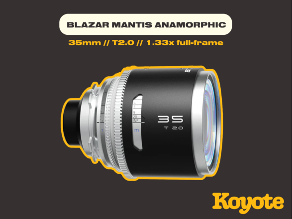 5 Lowest Priced BLAZAR LENS MANTIS 35mm T2.0 1.33x Anamorphic Lens