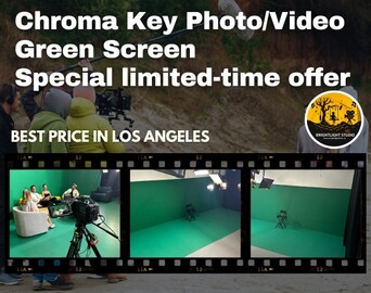 Rent: Chroma Key Photo/Video Green Screen ( Special limited-time offer)
