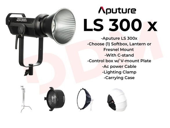 Aputure Light Storm LS 300X LED Light Kit For Rent