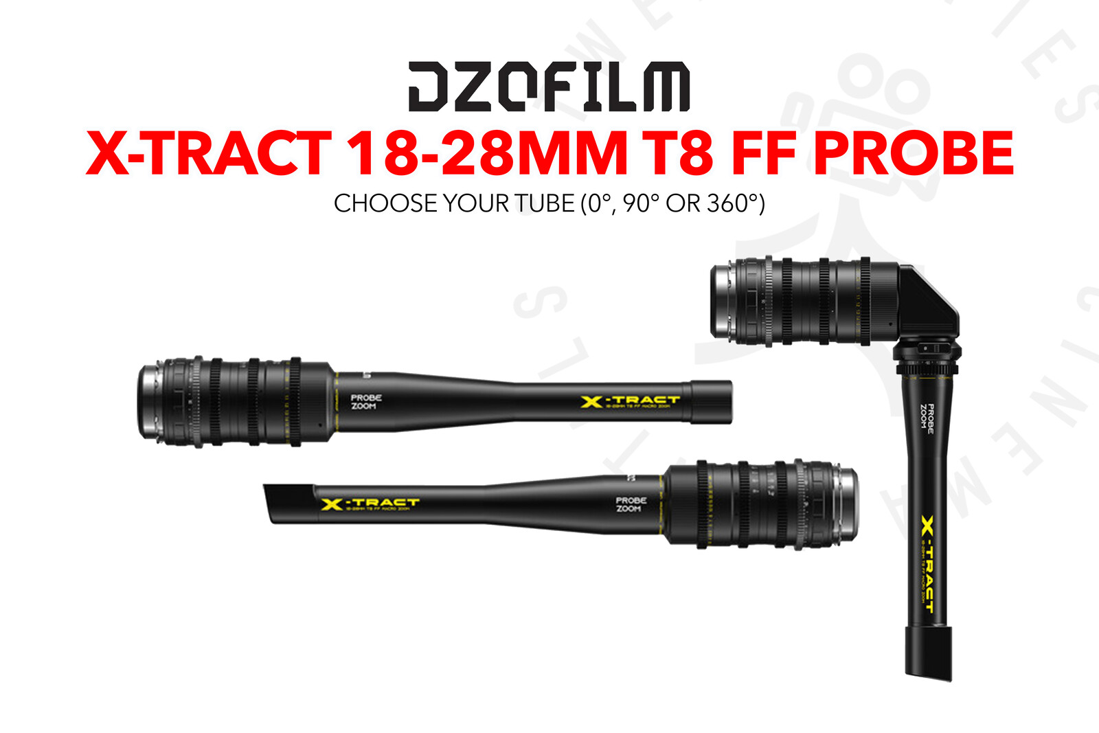 Rent a DZOFilm X-Tract 18-28mm T8 FF Probe Zoom Lens (Pick your