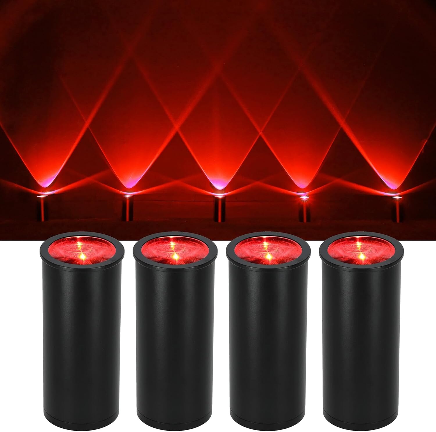 Rent a Rockville 4 Pack MINI Halo Wash Lights Kit. Battery Powered
