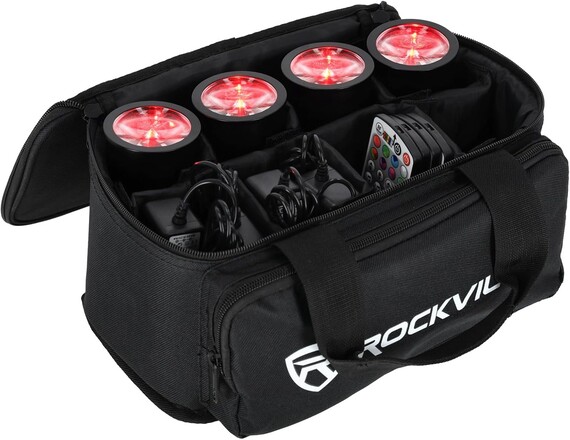 Rent a Rockville 4 Pack MINI Halo Wash Lights Kit. Battery Powered