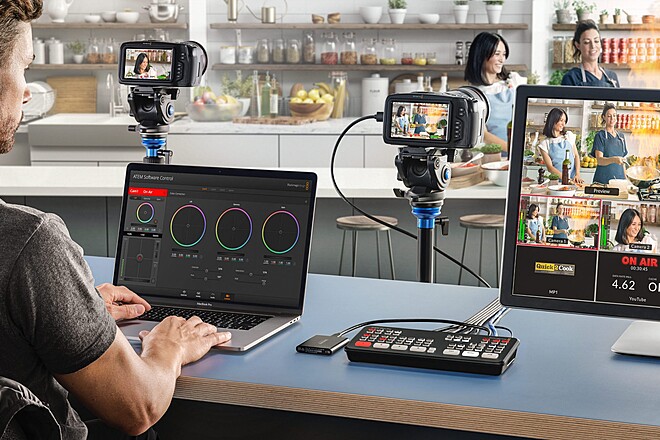 Rent a ATEM Mini Pro ISO + Multicam Streaming Kit, Best Prices