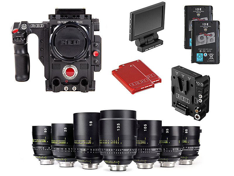 Rent a Red Gemini base kit + 7 Tokina Cinema Vista lenses T1.5