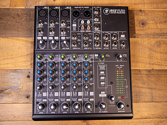 Rent a Mackie 802VLZ4 8-Channel Ultra-Compact Mixer, Best Prices