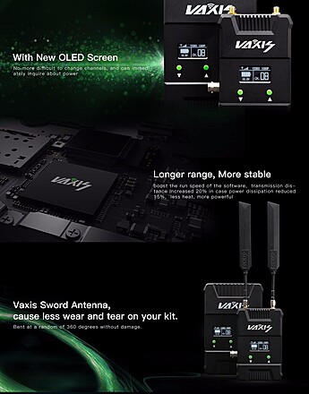 Rent a Vaxis Storm 800 Zero-Latency HDMI/SDI Wireless Video