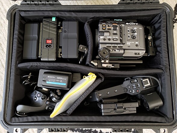 Rent a Sony FX6 | Full Cage | 2x Gold or V Mount Batts | EF