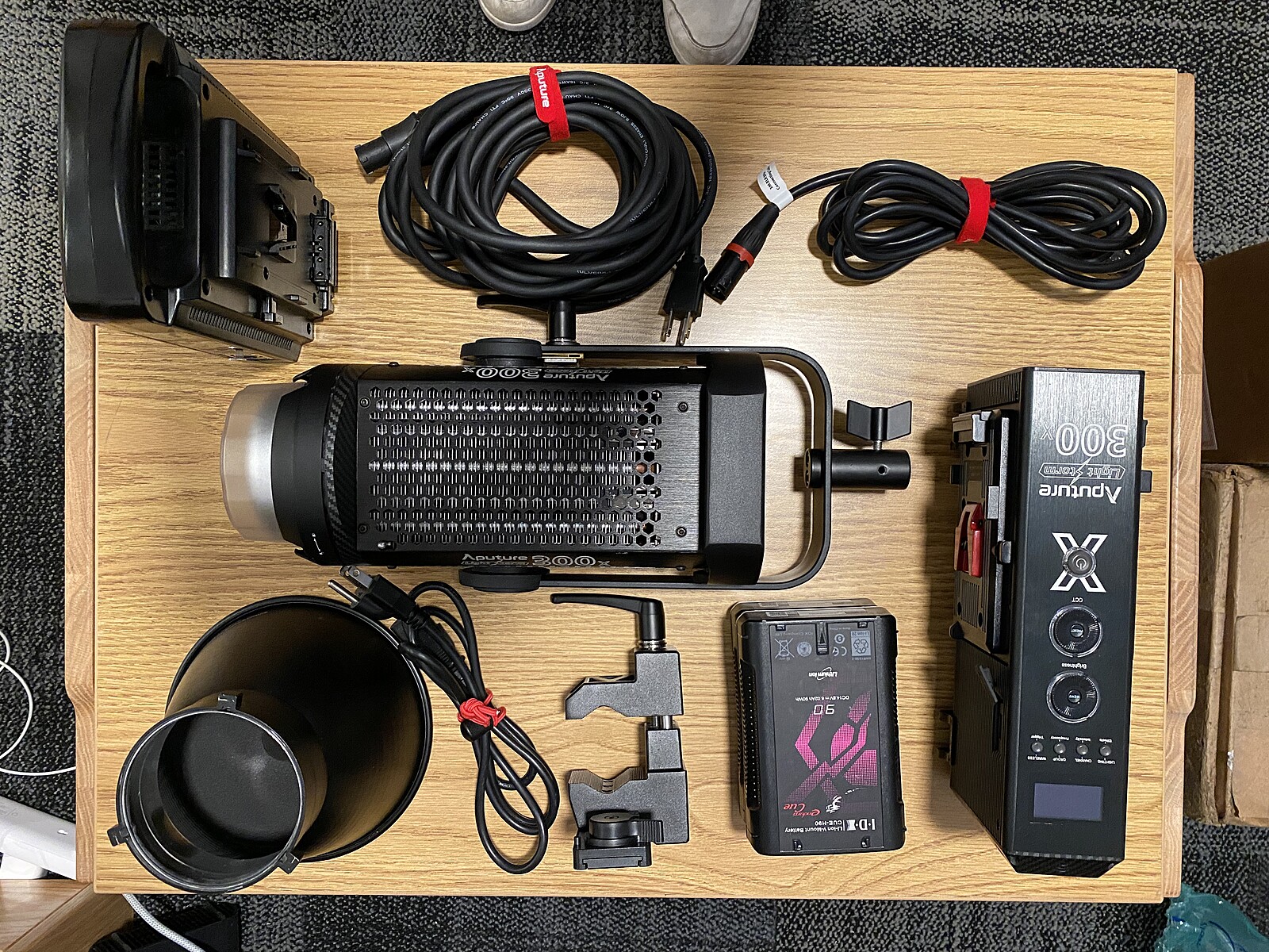 Rent a Aputure Light Storm LS 300X LED Light Kit + 2 V Mount Batteries
