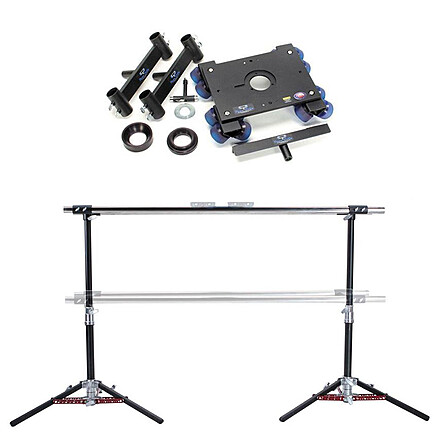 Danaドリーセンターサポートwith高密度フォーム w17b8b5 Rent a DANA DOLLY - FULL KIT (includes Stands & Rails (6ft