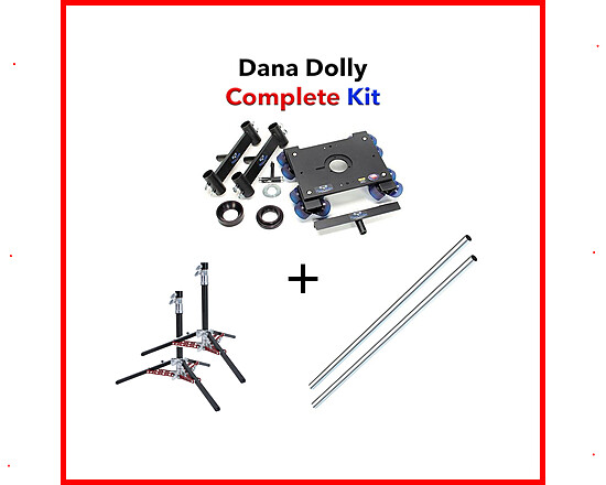 Rent a DANA DOLLY - FULL KIT (includes Stands & Rails (6ft