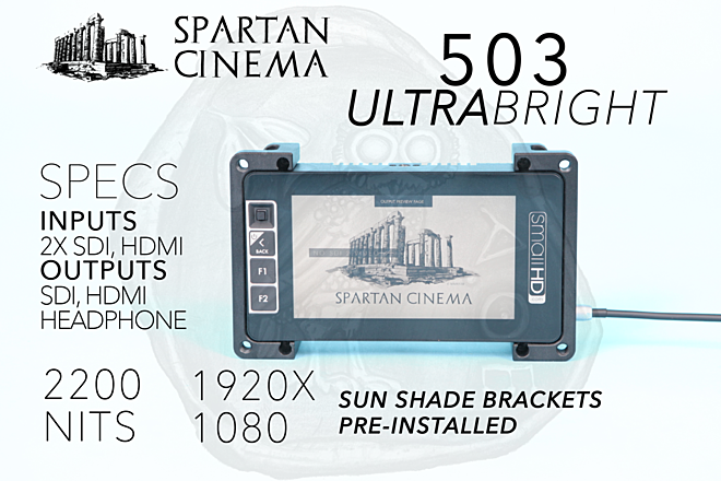 8 Lowest Priced SmallHD 503 UltraBright HD 5-in LCD Monitor For Rent