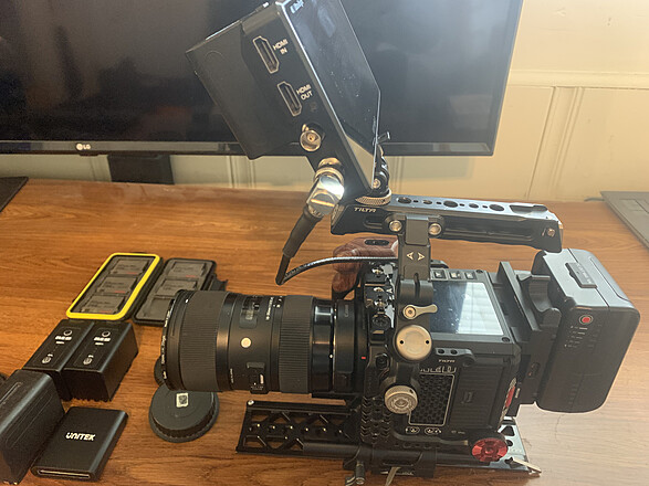 Rent a RED Komodo 6K w 18-35mm lens ready to shoot package