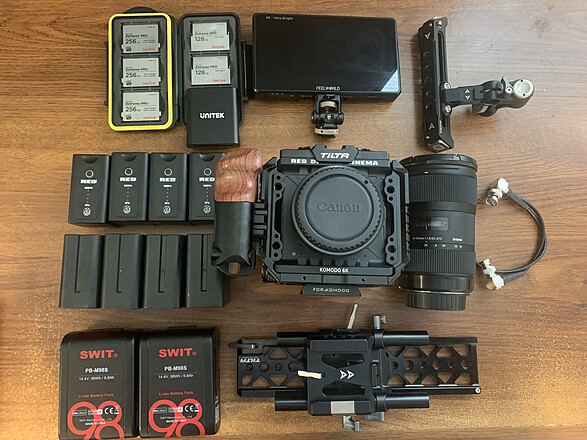 【美品】RED KOMODO 6K + Sigma 18-35mm アクセサリー Rent a RED Komodo 6K 