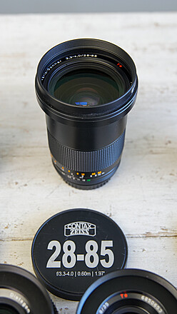 Rent a Cinevised Zeiss Contax EF Mini Cinema Lens set- 5 Primes +