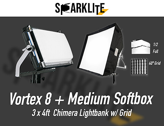 Rent a Creamsource Vortex 8 + Chimera Medium Lightbank