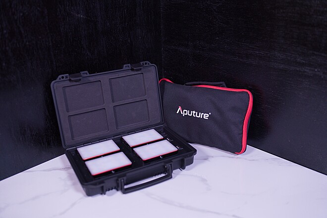 Rent a Aputure MC 4-Light Travel Kit with Charging Case, Best