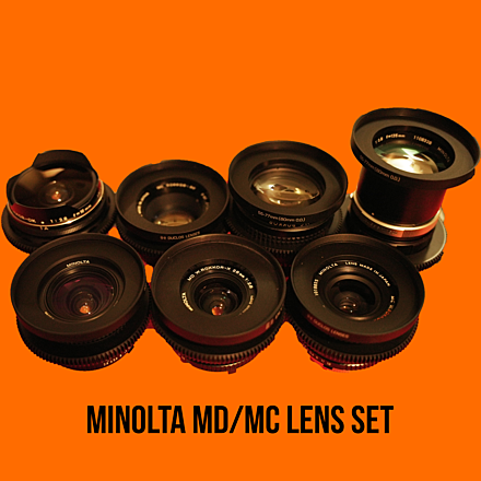 Rent a Minolta Rokkor MC/MD Lens Kit - Duclos CineMod, Best Prices