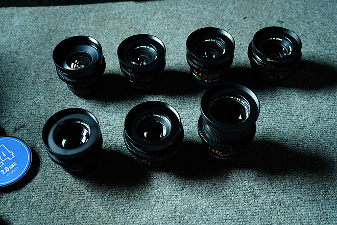 Rent a Canon FD SSC 1974-1976 (7) EF Modded Lens Set , Best Prices