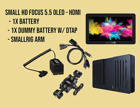 Rent a SmallHD Focus 5.5-in OLED HDMI Monitor, Best Prices
