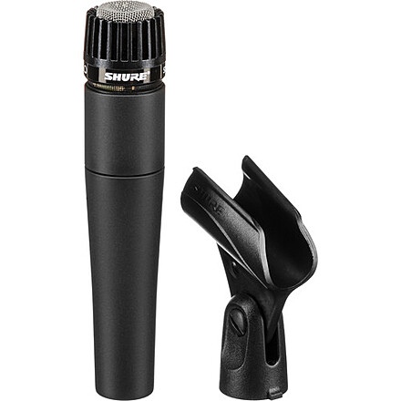 Rent a Shure SM57-LC Handheld Dynamic Microphone Stage Bundle